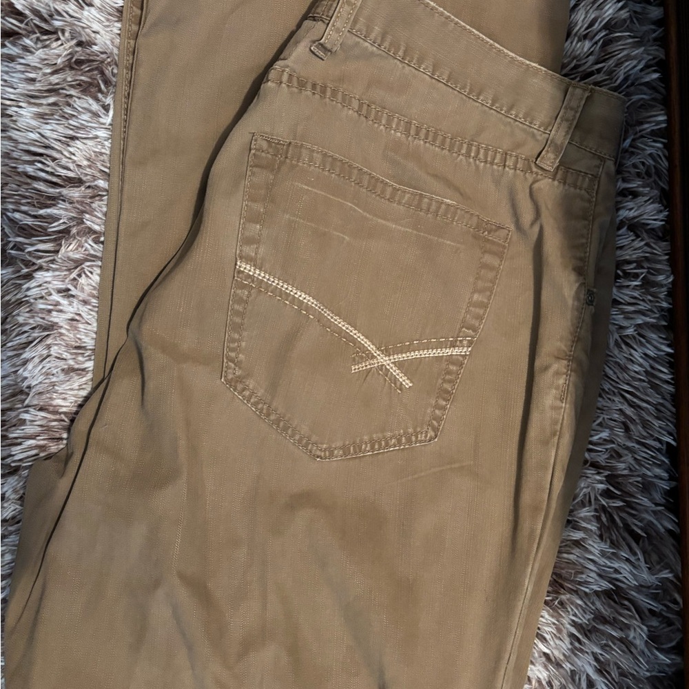 BKE Khaki Pants with Distressed Label